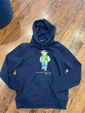 Polo Ralph Lauren Navy Bear Hoodie